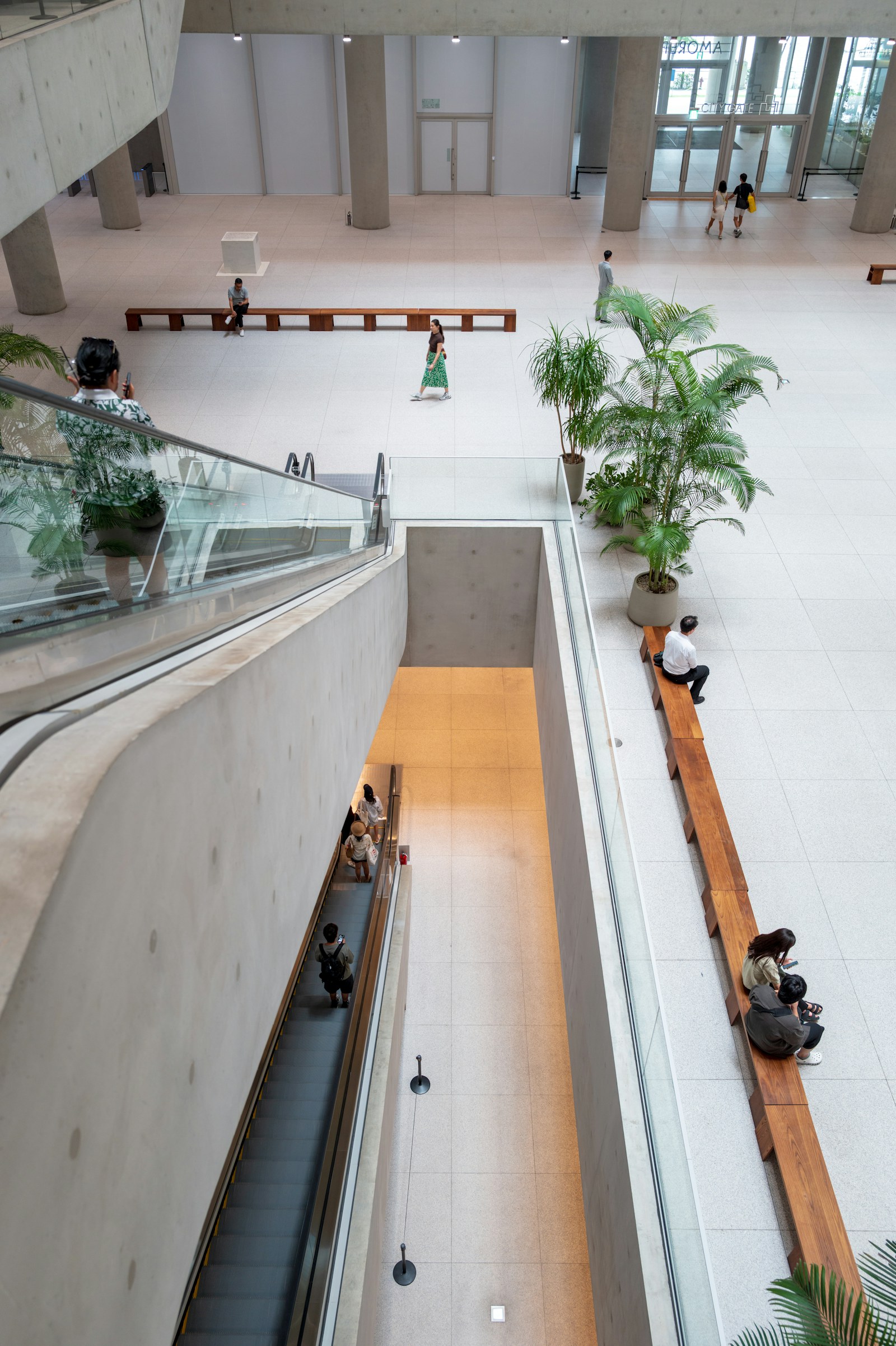 Atrium d’un établissement recevant du public